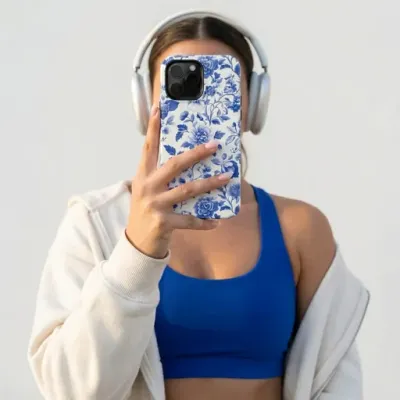 Vintage Floral Design iPhone Case